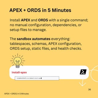 Demasy Labs - 🚀 Oracle Sandbox – Developer Environment | PDF