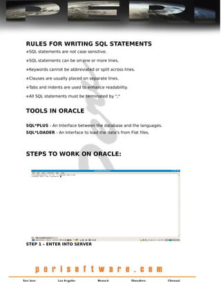 PT- Oracle session01 | PDF