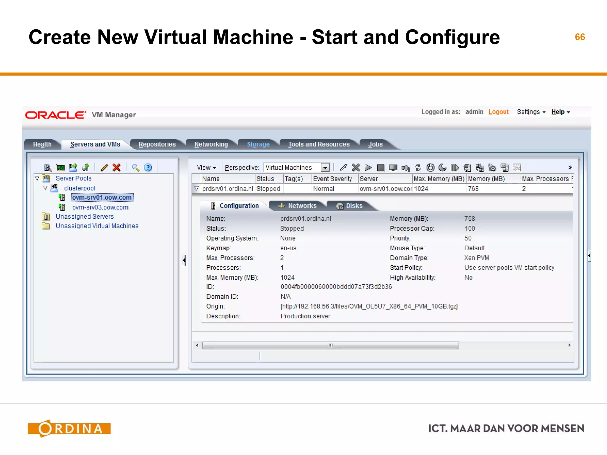 Create New Virtual Machine - Start and Configure 66
 