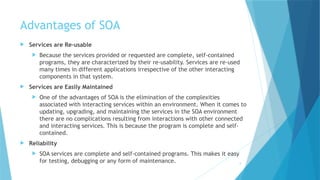 Soa Rê Oracle SOA Basics Service Architecture Training v1.0 | PPTX