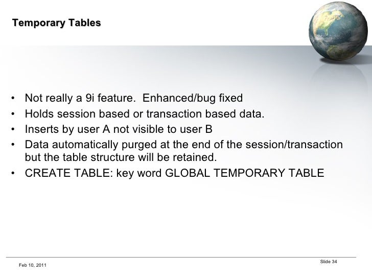 Oracle Tips And Tricks