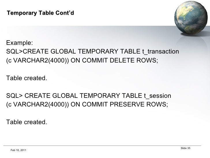 Oracle Tips And Tricks