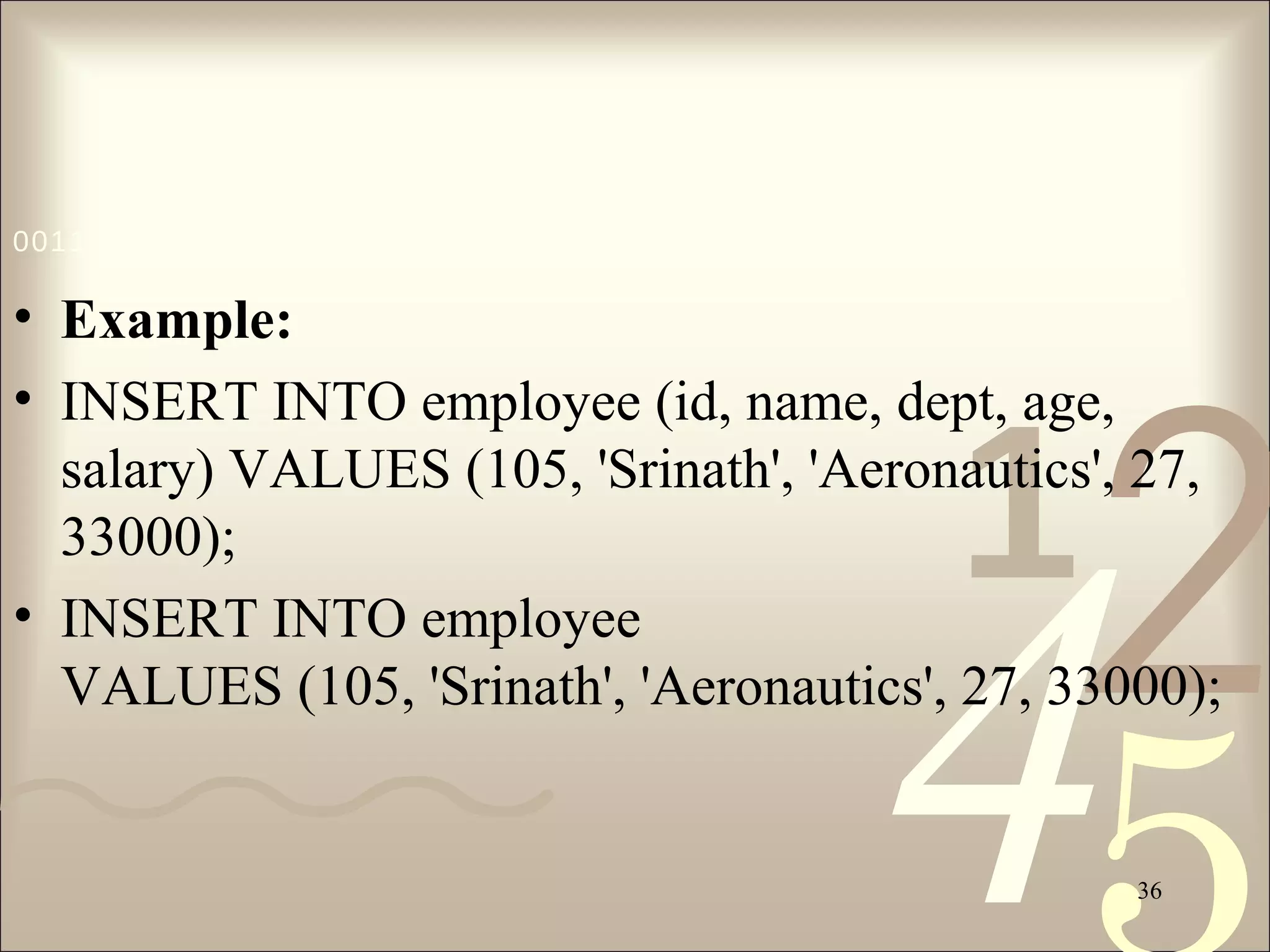 Oracle sql ppt1 | PPT