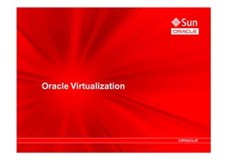 Oracle Virtualization
 