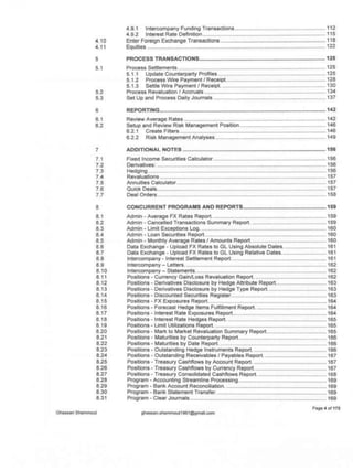 Oracle treasury setup and transactions user guide | PPTX