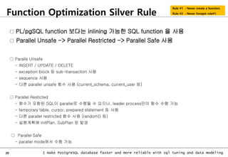 [Pgday.Seoul 2021] 2. Porting Oracle UDF and Optimization Slide 21