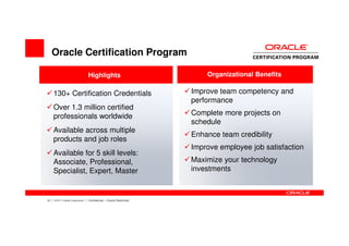 Oracle University - Your Complete Training Source for Oracle Software ...