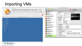 Importing VMs 
4 
5 
6 
 