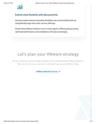 VMware to Oracle Cloud – Simplified Migration with OCI & OCVS | PDF