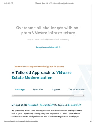 VMware to Oracle Cloud – Simplified Migration with OCI & OCVS | PDF