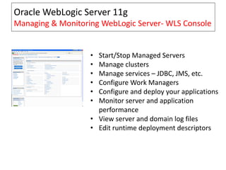 Oracle Web Logic server | PDF
