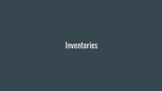 Inventories
 