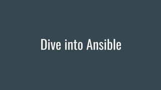 Ansible - As an Orchestration Engine
 