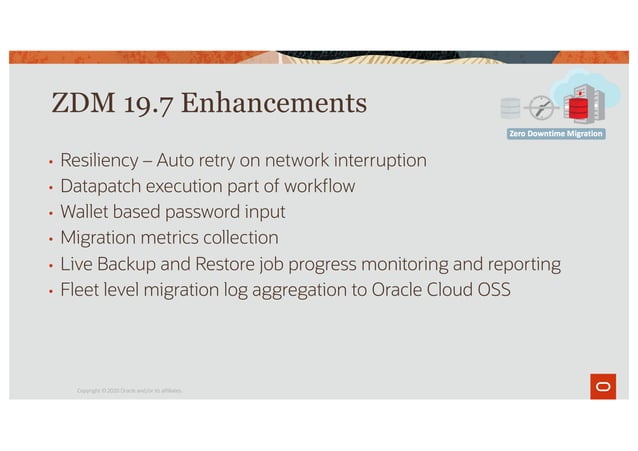 Oracle ZDM KamaleshRamasamy Sangam2020 | PDF | Cloud Computing | Internet