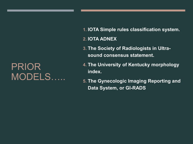 O'rads Radiology 2020 | PPTX