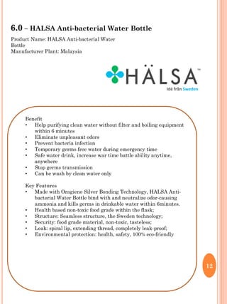 Amazon.com: Antibacterial Water Bottle