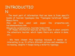 ADVENTURE TOURISM | PPT