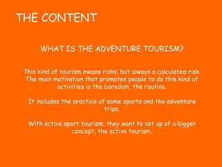 ADVENTURE TOURISM | PPT