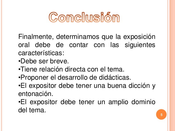 Exposición Oral ¿Cómo se hace?