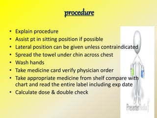 Oral drug administration | PPTX