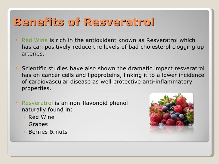 Resveratrol Bioavailability Absorption