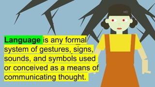 Oral-language-attributes-stance powerpoint presentation | PPT