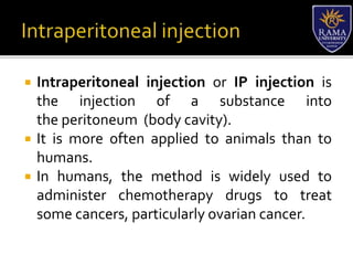 Oral , Parentral and Topical Route (Fundamental of Nursing) | PPTX