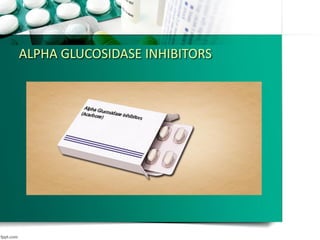 ALPHA GLUCOSIDASE INHIBITORS
 
