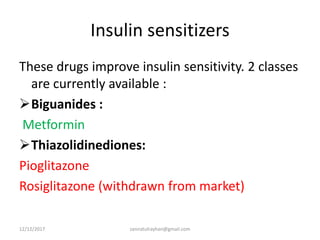 Oral Antidiabetic Drugs | PPTX