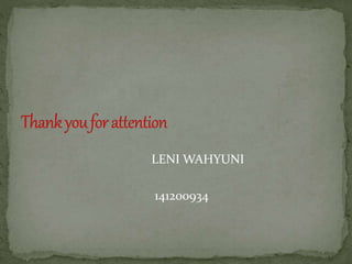 LENI WAHYUNI
141200934
 
