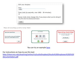 Creating Oral Tasks and Assessments
