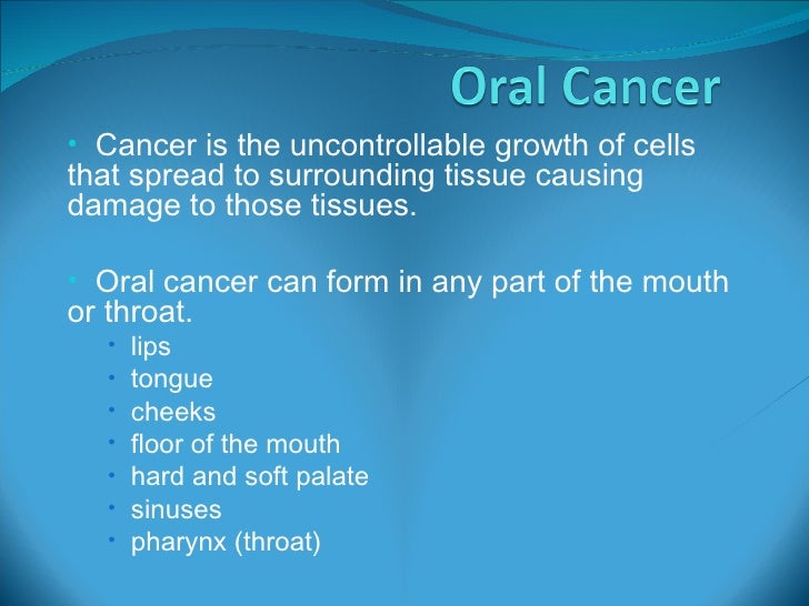 Oral Cancer
