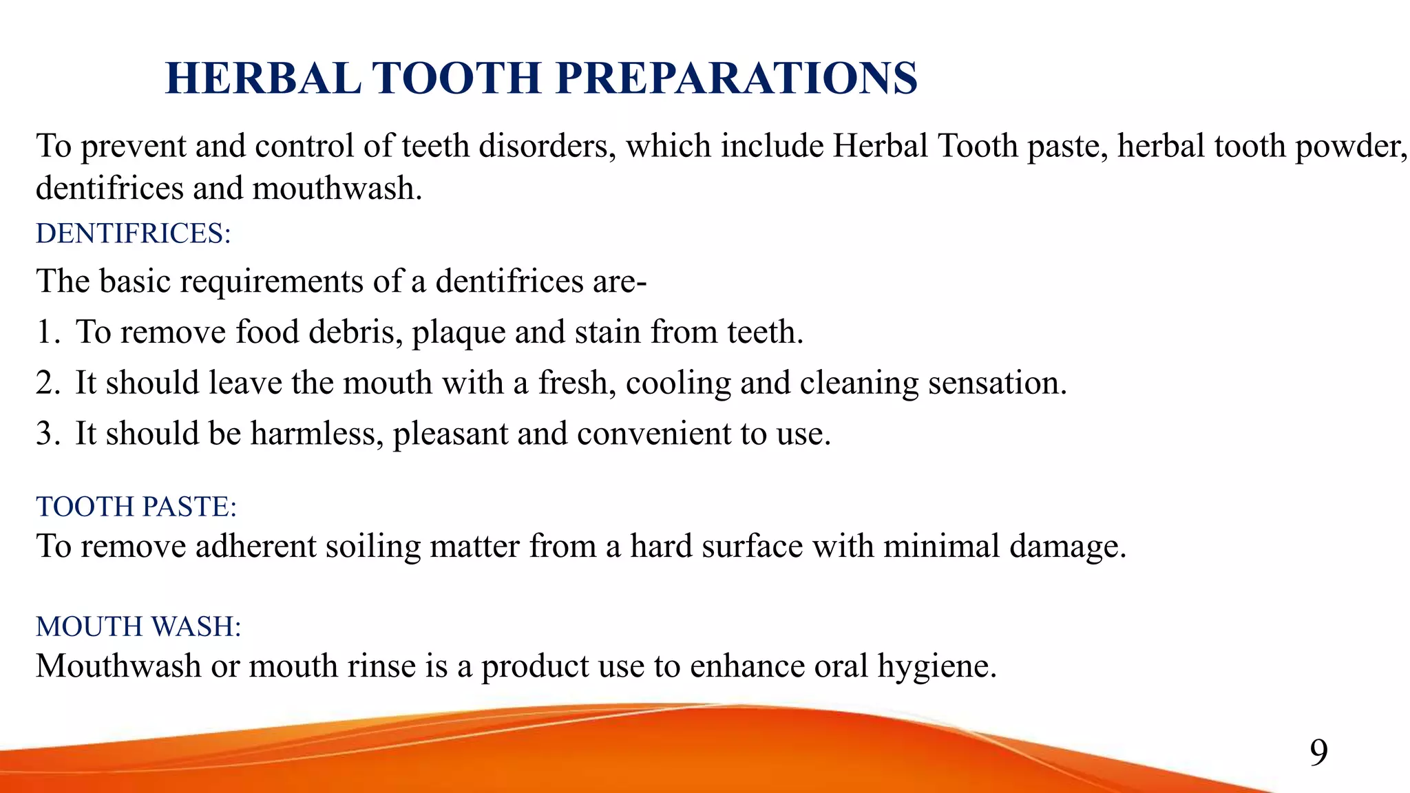 Oral care | PPTX