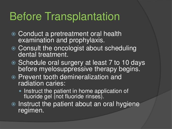 Oral care for cancer patients power point