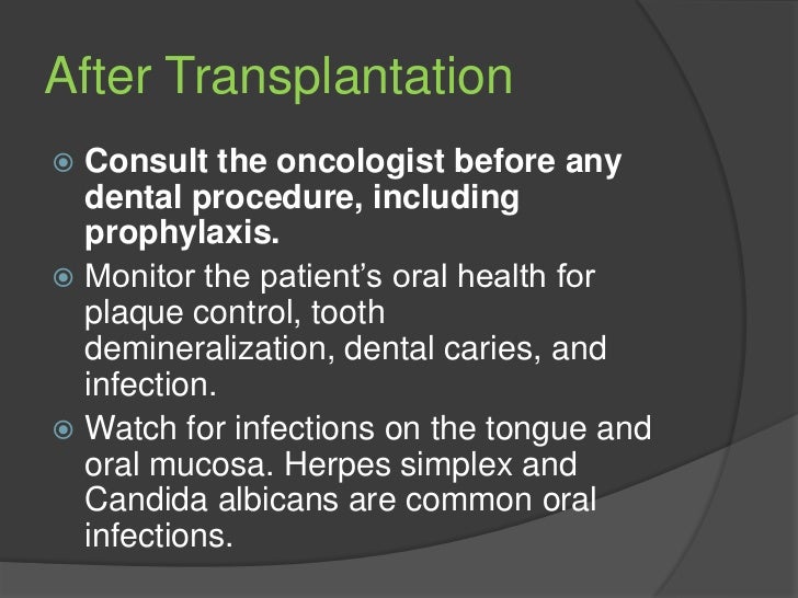 Oral care for cancer patients power point