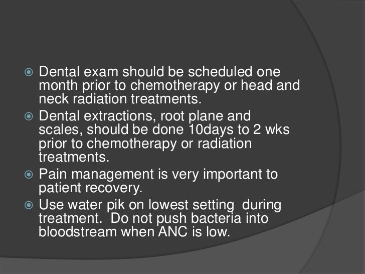 Oral care for cancer patients power point