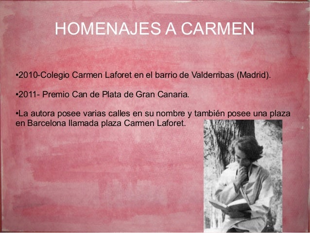Al Colegio Carmen Laforet English
