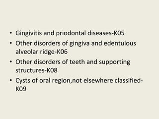 K05 Oral cavity and salivary glands | PPTX
