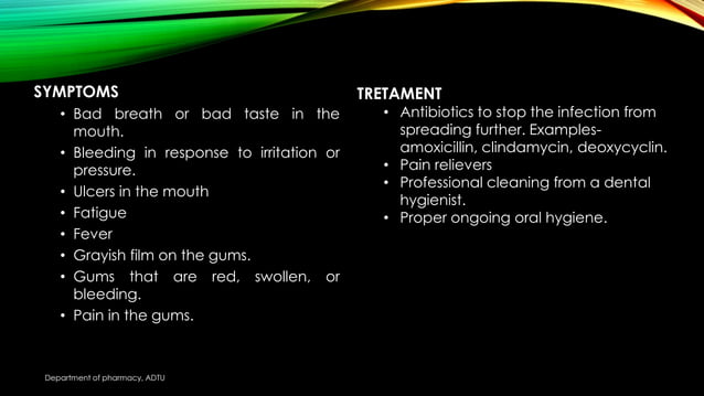 Common disease of oral cavity | PDF | Dental Health | Diseases and ...
