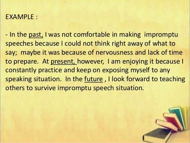 Organizing And Delivering Impromptu Speech