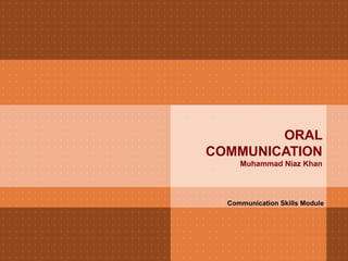 Oral communication | PPT