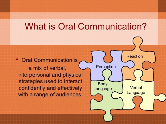 Oral Communcation 71