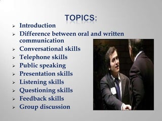 difference between oral and written communication
