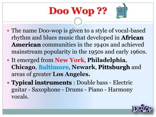 What is Doo Wop PPT