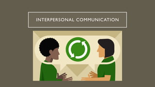 INTERPERSONAL COMMUNICATION
 