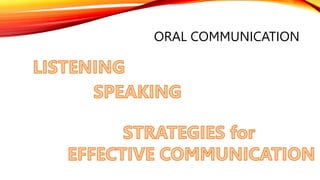 ORAL COMMUNICATION PPT 1 IN CONTEXT HUMMS | PPTX