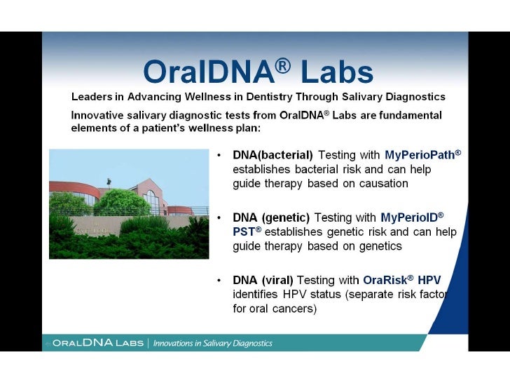 OralDNA Labs Advancing Wellness Through Salivary Diagnostics