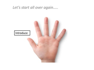 Introduce
Let’s start all over again…..
 