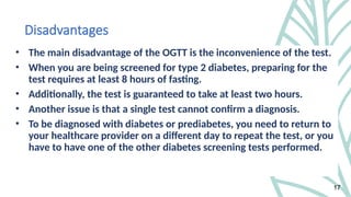 Oral Glucose Tolerance Test in Clinical Biochemistry | PPTX