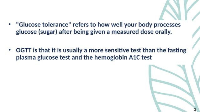 Oral Glucose Tolerance Test in Clinical Biochemistry | PPTX | Endocrine ...